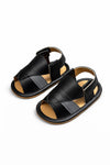 JF Black Summer Rubber-Soled Sandals for Boys SDL7562B
