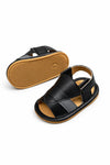 JF Black Summer Rubber-Soled Sandals for Boys SDL7562B