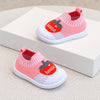 Pink Baby Soft Bottom Walking Sneakers Toddler Rubber Sole Fruit Character First Walkers Infant Shoes SH7168D