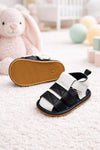 JF Black & White Summer Rubber-Soled Sandals for Boys SDL7560A
