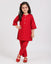 JF Quartz Pink Girls Dress 2 Pieces Set FD6014