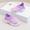 Pink & Purple Baby Soft Bottom Walking Sneakers Toddler Rubber Sole First Walkers Infant Shoes SH7182C