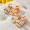 New Fashion Pink Soft Soled Baby Girls Summer Buckle Sandals SDL7580C