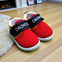 Red & Yellow Baby Boys & Girls Pu Soft Sole Bottom Walking Sneakers Toddler Rubber Sole First Walkers Infant Crib Shoes SH7168A