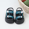 Children Black Summer Sandals for Boys - Shoes - Soft-Soled Sandals SDL7572C