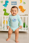 3pcs Adorable Baby Boy's Cotton Romper Set - Cute Animal Patterns & Stripes BS6422A