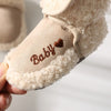 Cream Color Baby Fleece Warm Shoes SH7152D