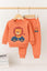 Orange Lion Design Baby sweatshirt & Trouser Set - Soft Fleece Stuff, Machine Washable - Perfect for Winter, Perfect for Outdoor TS6419O