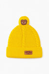 Yellow Baby Bear Warm Winter Wool Cap (0 Months - 24 Months) CP5091C