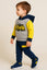 Batman Design Baby Hoodie & Trouser Set - Soft Fleece Stuff, Machine Washable - Perfect for Winter, Perfect for Outdoor TS6419A
