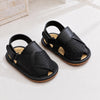 JF Classic Black Summer Rubber-Sole Sandals for Boy SDL7588D