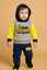 Batman Design Baby Hoodie & Trouser Set - Soft Fleece Stuff, Machine Washable - Perfect for Winter, Perfect for Outdoor TS6419A