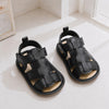 JF Black Summer Rubber-Sole Sandals for Boys And Girls SDL7593A