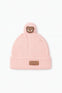 Pink Baby Bear Warm Winter Wool Cap (0 Months - 24 Months) CP5091B