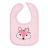HB Pink Pretty Fox & Bird Pack of 3 Towel Bibs BB2013B