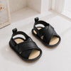 JF Black Summer Rubber-Sole Sandals for Boys And Girls SDL7592C