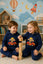 Navy Blue Cartoon Design Baby sweatshirt & Trouser Set - Soft Fleece Stuff, Machine Washable - Perfect for Winter, Perfect for Outdoor TS6419P