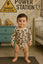 3pcs Adorable Baby Boy's Cotton Romper Set - Cute Animal Patterns & Stripes BS6422B