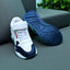 White & Black High Ankle Shoes SH7051A