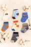 7 Pairs Imported Socks Set Gift Box Multiple Choices for Baby Boys (0-3 Months) SK3026B