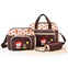 Brown 3-Pieces Bag with Mat BG5505A