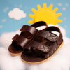 Boys Dark Brown Sandals SDL7524D