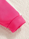 Pink Baby Girl Hoodie & Trouser Set - Soft Fleece Stuff, Machine Washable - Perfect for Winter, Perfect for Outdoor TS6419M