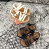 Girls' White Korean Vintage Roman Style Sandals, Breathable and Comfortable, Versatile Summer Sandals SDL7574A