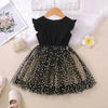 JF Black & Golden Fancy Frock FD6076C