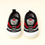 Black Baby Soft Bottom Walking Sneakers Toddler Rubber Sole Cartoon Character First Walkers Infant Shoes SH7175C