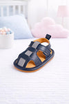 JF Navy Blue Stylish Summer Rubber-Soled Sandals for Boys SDL7567A