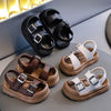Kids Coffee Fashionable Sandals | Soft Sole, Fastener, PVC Material Sandals 7568C