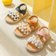 New Fashion Brown Soft Soled Baby Girls Summer Buckle Sandals SDL7580A