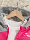 Pink Baby Girl Hoodie & Trouser Set - Soft Fleece Stuff, Machine Washable - Perfect for Winter, Perfect for Outdoor TS6419M