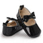 Black Baby Princess Soft Sole Booties BTS9114B