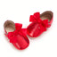 Red Bow Soft Sole Booties BTS9115C