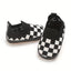 White & Black Baby Booties BTS9124A