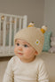 Beige Color Winter Baby Fashion Knitted Woolen Warm Cap CP5069E