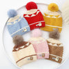 Red Imported Knitted Warm Winter Wool Cap (6 Months -3 Years) CP5090B