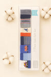 7 Pairs Imported Socks Set Gift Box Multiple Choices for Baby Boys (0-3 Months) SK3026B