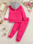 Pink Baby Girl Hoodie & Trouser Set - Soft Fleece Stuff, Machine Washable - Perfect for Winter, Perfect for Outdoor TS6419M