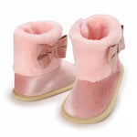 Pink Baby Girls High-top Warm Winter Shoes SH7126D