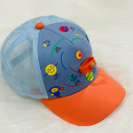 Blue & Peach Color Baseball Cap CP5048