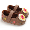 Soft-Soled Breathable Princess Shoes for Baby Girls, Featuring Cute Embroidery And Easy Slip-On Design SDL7549E