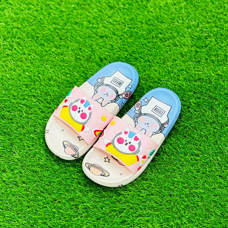 Pink Space Cartoon Softy Casual Slipper SLP8007A