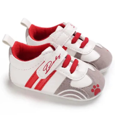 Red & White Shoes SH7077A