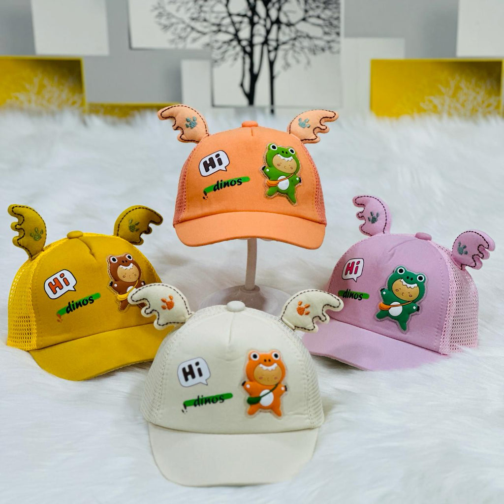 Children's Fashion Orange Hi Dinos Cap CP5021B