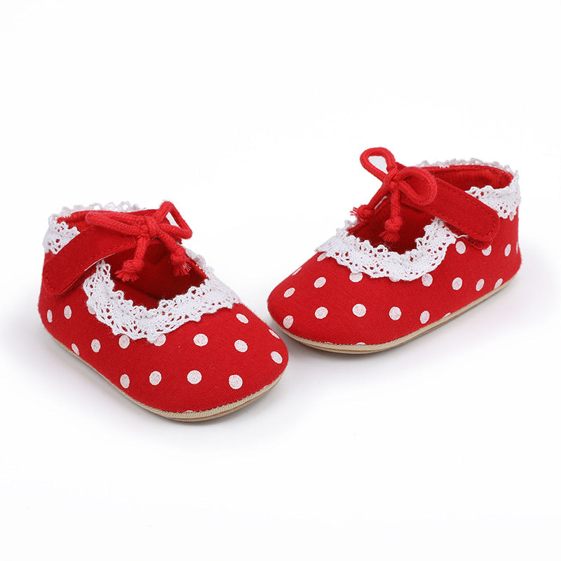 Red Princess Lovely Toddler Baby Girls Shoes SH7143D