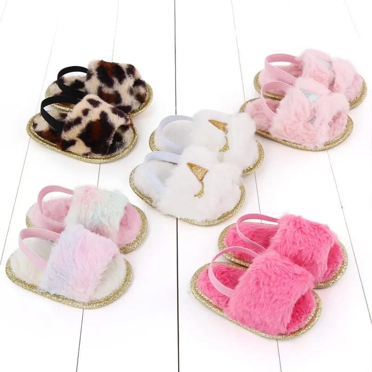 White Fur Slipper SLP8012A