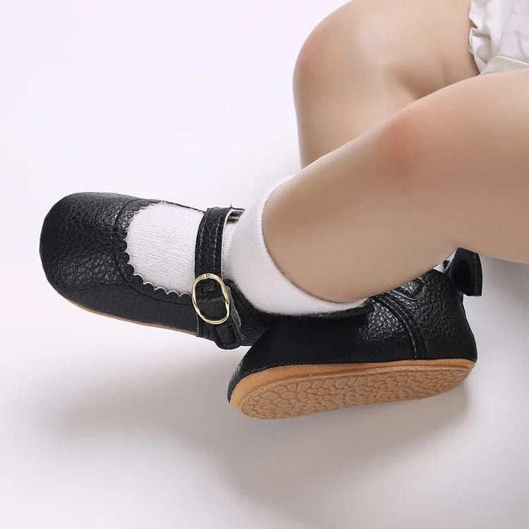 Black Baby Princess Shoes SH7088B